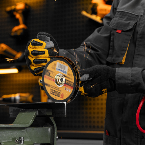 Пневматическая углошлифовальная машина AG125, 11000 об/мин, 125 мм, 186 л/мин Denzel по ценам производителя в Краснодаре с доставкой по всей России