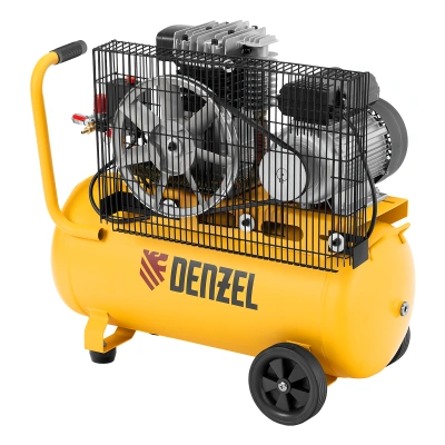 Компрессор воздушный BCI2300/50, ременный привод, 2.3 кВт, 50 литров, 400 л/мин Denzel по ценам производителя в Краснодаре с доставкой по всей России