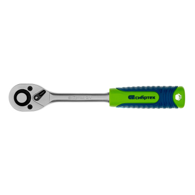 Ключ-трещотка 1/2", 45 зубьев, с быстрым сбросом, матовый хром Сибртех по ценам производителя в Краснодаре с доставкой по всей России