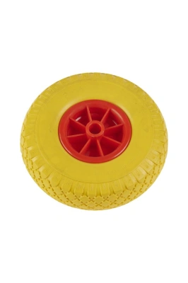Колесо литое полиуретановое 260 мм PU 1805-2 с пластиковым ободом (без подшипника) по ценам производителя в Краснодаре с доставкой по всей России