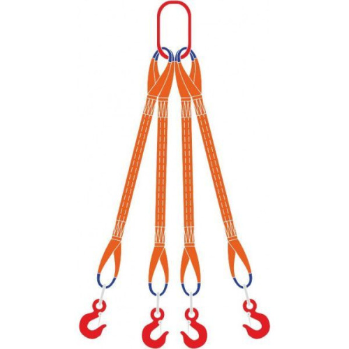 Строп текстильный 4СТ, 30т - 5,5м по ценам производителя в Краснодаре с доставкой по всей России