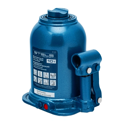 Домкрат гидравлический бутылочный телескопический, 10 т, подъем 180-430 мм Stels купить в Москве с доставкой по всей России | ProtosMarket.ru