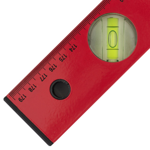 Уровень алюминиевый, 1800 мм, 3 глазка, красный, линейка MTX по ценам производителя в Краснодаре с доставкой по всей России