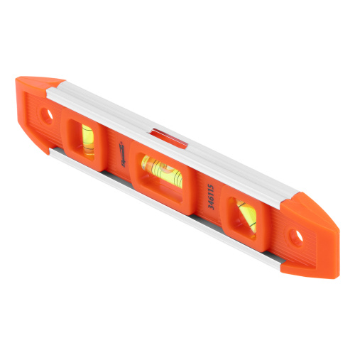 Уровень усиленный, 235 мм, 3 глазка, пластмассовый "Торпедо" (IV) Sparta по ценам производителя в Краснодаре с доставкой по всей России