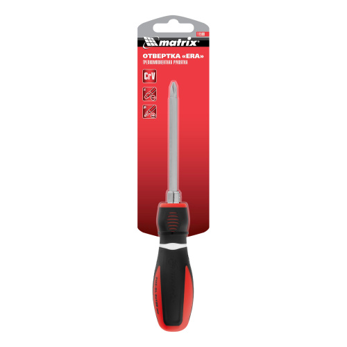 Отвертка комбинированная, SL6/PH2, CrV, двухкомпонентная рукоятка Matrix по ценам производителя в Краснодаре с доставкой по всей России