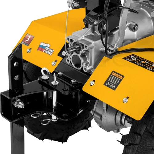 Мотоблок DPT-370X, 7 л.с, дисковое сцепление, ширина 90 см, глубина 35 см, фрез 3 х 4, ВОМ, передачи 3В/1Н Denzel по ценам производителя в Краснодаре с доставкой по всей России