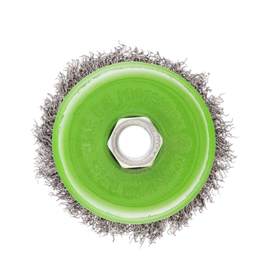 Щетка для УШМ, 75 мм, М14, "чашка", витая проволока 0.3 мм Сибртех по ценам производителя в Краснодаре с доставкой по всей России