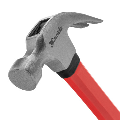 Молоток-гвоздодер, 450 г, боек 27 мм, фибергласовая обрезиненная рукоятка Matrix по ценам производителя в Краснодаре с доставкой по всей России