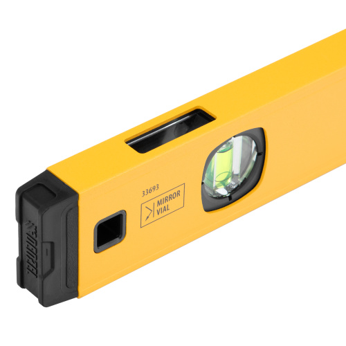 Уровень алюминиевый, магнит, фрезерованный, 3 глазка (1 зеркал.) 0,5 мм/м, 1000 мм Denzel по ценам производителя в Краснодаре с доставкой по всей России