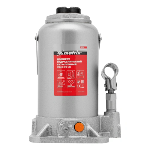 Домкрат гидравлический бутылочный, 20 т, h подъема 244-449 мм Matrix по ценам производителя в Краснодаре с доставкой по всей России