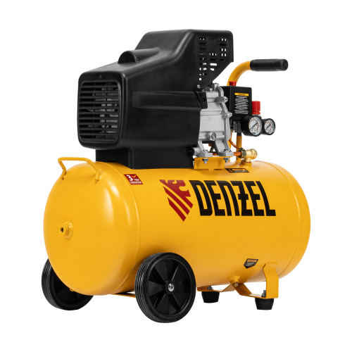 Компрессор воздушный, прямой привод DC1500/50, 1.5 кВт, 50 литров, 220 л/мин Denzel по ценам производителя в Краснодаре с доставкой по всей России
