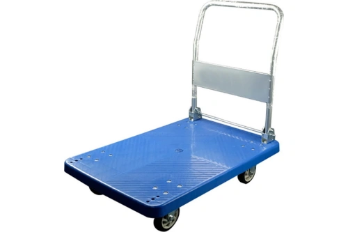Тележка платформенная пластиковая 170 кг TOR PH170P (720х460) со складной ручкой (резина 100 мм) по ценам производителя в Краснодаре с доставкой по всей России
