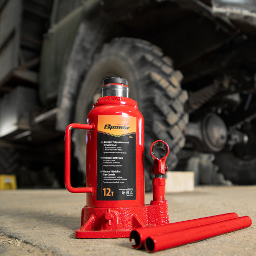 Домкрат гидравлический бутылочный, 12 т, h подъема 210-400 мм Sparta по ценам производителя в Краснодаре с доставкой по всей России