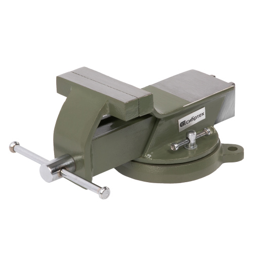 Тиски слесарные, 100 мм, стальные, поворотные Сибртех по ценам производителя в Краснодаре с доставкой по всей России