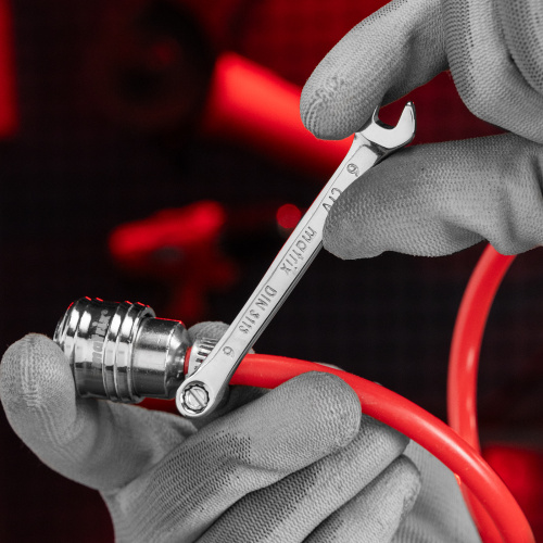 Ключ комбинированный, 6 мм, CrV, полированный хром Matrix по ценам производителя в Краснодаре с доставкой по всей России