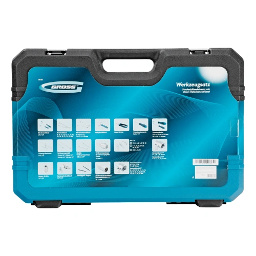 Набор инструментов, 1/4", 1/2", CrV, 120 зубьев, 101 предмет Gross по ценам производителя в Краснодаре с доставкой по всей России