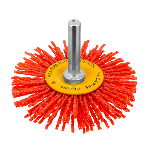 Щетка для дрели, 65 мм, Плоская, со шпилькой, нейлоновая щетина Denzel по ценам производителя в Краснодаре с доставкой по всей России