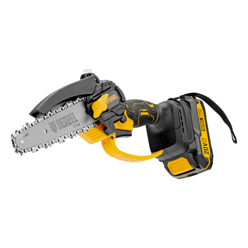 Цепная мини-пила аккумуляторная бесщет., CCS-150, шина 150 мм, Li-Ion, 20 В Denzel по ценам производителя в Краснодаре с доставкой по всей России