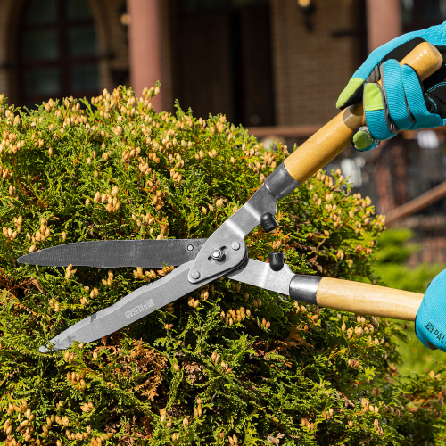 Кусторез, 520 мм, волнистые лезвия, деревянные рукоятки, Palisad по ценам производителя в Краснодаре с доставкой по всей России