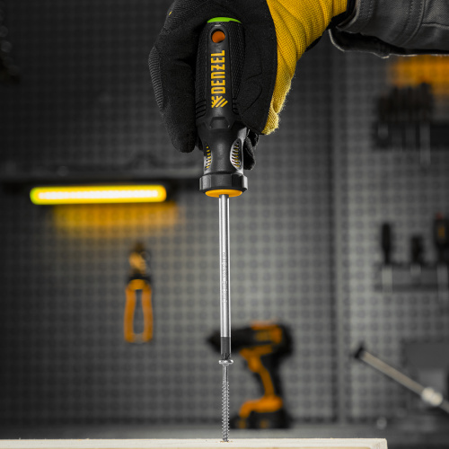 Отвертка PZ2x100 мм, CrV, трехкомпонентная рукоятка Denzel по ценам производителя в Краснодаре с доставкой по всей России