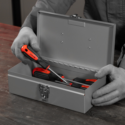Ящик для инструмента, 284 х 160 х 78 мм, металлический Matrix по ценам производителя в Краснодаре с доставкой по всей России