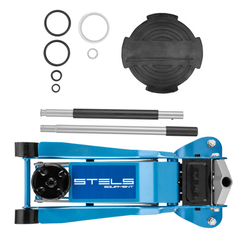 Домкрат гидравлический подкатной, быстрый подъем, 3.5т, Low Profile Quick, 100-565 мм, профессиональный Stels по ценам производителя в Краснодаре с доставкой по всей России