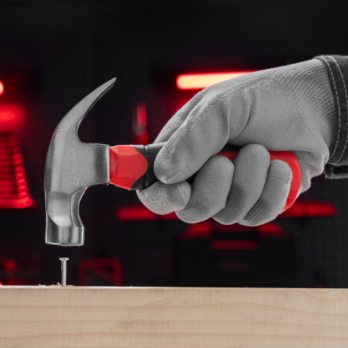 Молоток-гвоздодер мини, боек с магнитом, фибергласовая двухкомпонентная рукоятка, 250 г Matrix по ценам производителя в Краснодаре с доставкой по всей России