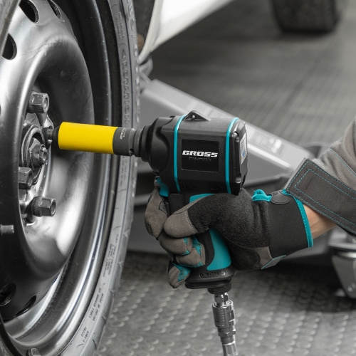 Гайковерт пневматический ударный G985K2, 1/2, 610Нм 9000 об/мин, с набором 17 предметов Gross по ценам производителя в Краснодаре с доставкой по всей России
