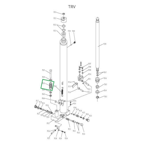 Пружина возвратная малого цилиндра гидроузла для TRV по ценам производителя в Краснодаре с доставкой по всей России