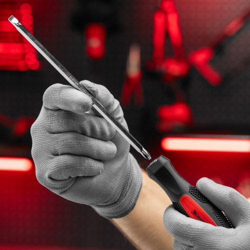 Отвертка комбинированная SL6/PH2 мм, CrV, антискользящая двухкомпонентная рукоятка Matrix по ценам производителя в Краснодаре с доставкой по всей России