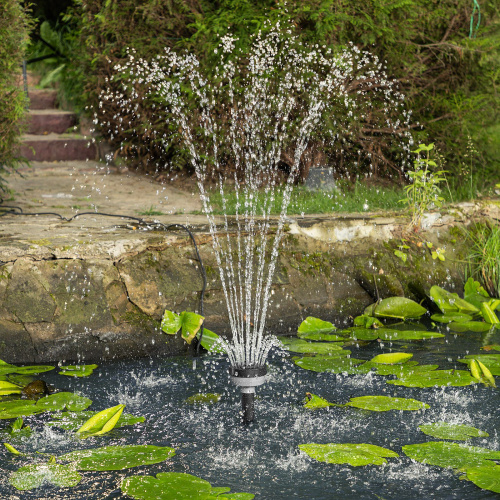 Насос фонтанный FNP90-39, 92 Вт, подъем 3,9 м, 3200 л/ч, колокольчик/каскад/гейзер Denzel по ценам производителя в Краснодаре с доставкой по всей России