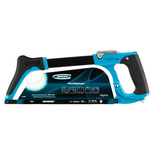 Ножовка по металлу "Piranha", 300 мм, рычажный механизм натяжения полотна Gross по ценам производителя в Краснодаре с доставкой по всей России