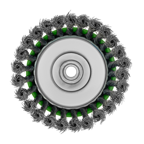 Щетка для УШМ, 125 мм, М14, "чашка", крученая металлическая проволока Сибртех по ценам производителя в Краснодаре с доставкой по всей России
