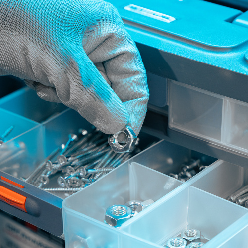 Органайзер для хранения с выдвижными лотками 310х150х260мм, 4 секции, пластик Stels по ценам производителя в Краснодаре с доставкой по всей России