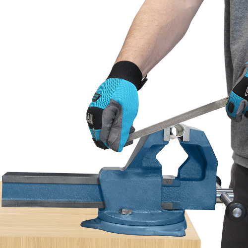 Тиски слесарные, 140 мм, поворотные (Глазов) по ценам производителя в Краснодаре с доставкой по всей России