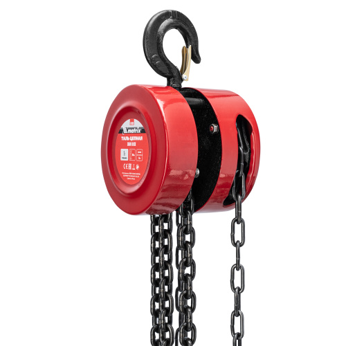 Таль цепная, 1 т, H подъема 2.5 м, расстояние между крюками 300 мм Matrix по ценам производителя в Краснодаре с доставкой по всей России