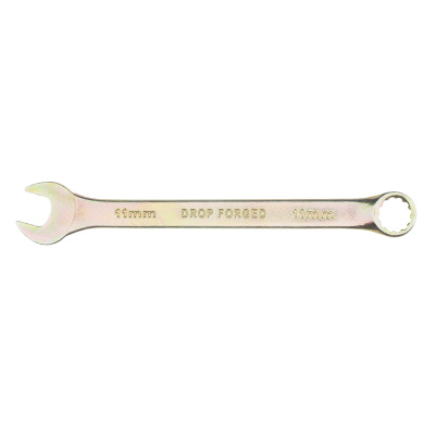 Ключ комбинированный, 11 мм, желтый цинк Сибртех по ценам производителя в Краснодаре с доставкой по всей России