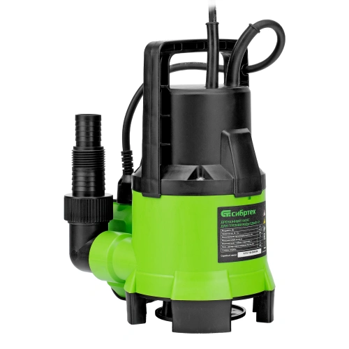 Дренажный насос для грязной воды СДН450-35, 450 Вт, напор 5.5 м, 8000 л/ч Сибртех по ценам производителя в Краснодаре с доставкой по всей России