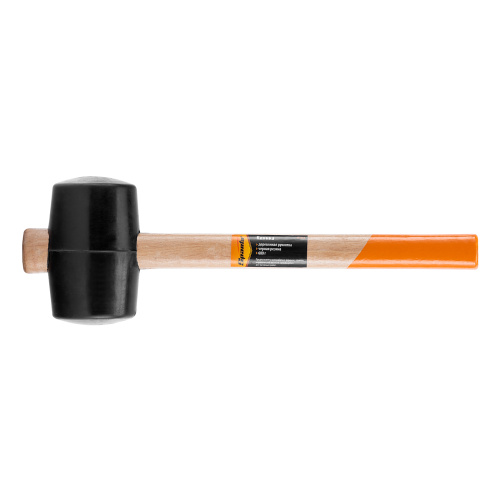 Киянка резиновая, 680 г, черная резина, деревянная рукоятка Sparta по ценам производителя в Краснодаре с доставкой по всей России