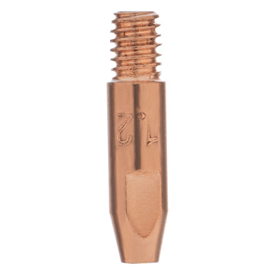 Токосъемный наконечник под проволоку 1,2 мм, М6х28, E-CU, 20 шт для MIG горелки тип 24 Denzel по ценам производителя в Краснодаре с доставкой по всей России