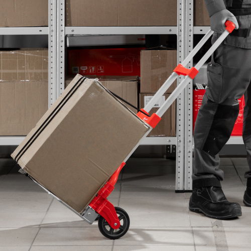 Тележка хозяйственная, складная, 2 колесная, грузоподъемность 70 кг Matrix по ценам производителя в Краснодаре с доставкой по всей России