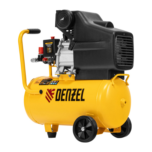 Компрессор воздушный DC1500/24, прямой привод, 1.5 кВт, 24 литра, 220 л/мин Denzel по ценам производителя в Краснодаре с доставкой по всей России