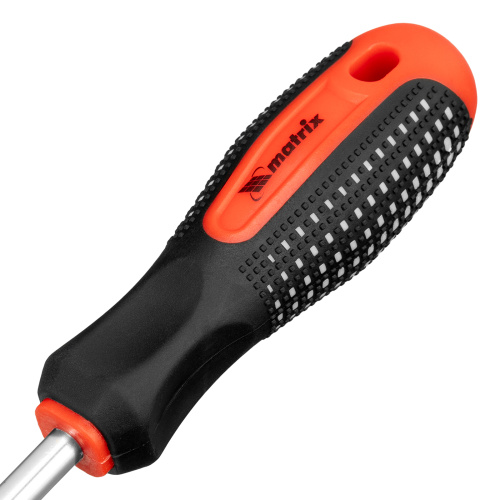 Отвертка Fusion, SL8 х 150 мм, CrV, трехкомпонентная рукоятка "Anti slip" Matrix по ценам производителя в Краснодаре с доставкой по всей России