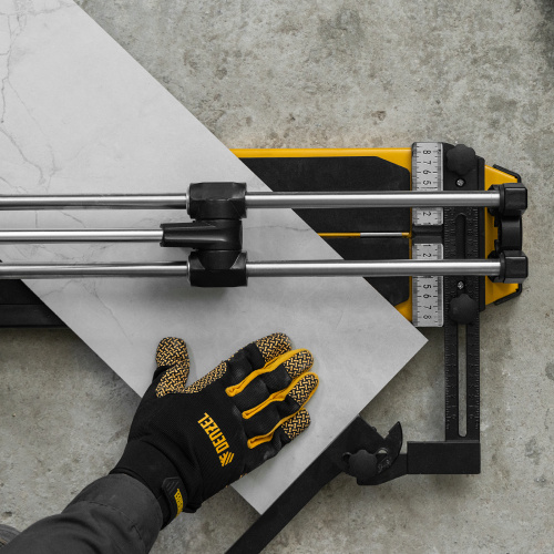 Плиткорез 600х14мм, цельнометал. напр., каретка на подш., стальная станина, рукоятка-пенал Denzel по ценам производителя в Краснодаре с доставкой по всей России