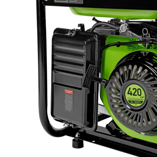 Генератор бензиновый БС-8000Э, 6,6 кВт, 230В, четырехтактный, 25 л, электростартер Сибртех по ценам производителя в Краснодаре с доставкой по всей России