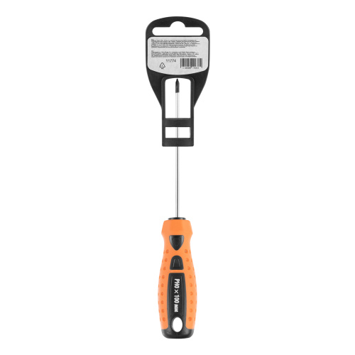 Отвертка "Point", PH0 х 100 мм, CS, двухкомпонентная рукоятка Sparta по ценам производителя в Краснодаре с доставкой по всей России