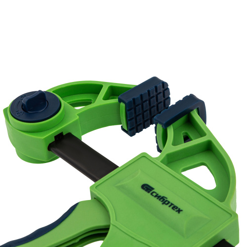 Струбцина F-образная, быстрозажимная, 450 х 70 х 660 мм, пластиковый корпус, фиксатор, двухкомпонентная рукоятка Сибртех по ценам производителя в Краснодаре с доставкой по всей России