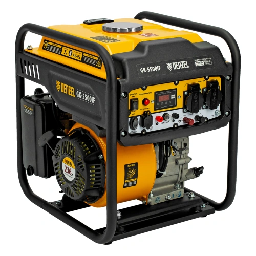 Генератор инверторный GK-5500iF, 5,5 кВт, 230 В, ручной старт DENZEL по ценам производителя в Краснодаре с доставкой по всей России