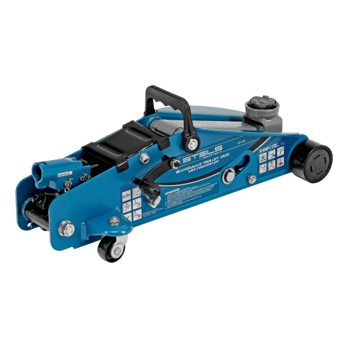 Домкрат гидравлический подкатной с фиксатором, 2.5 т, Safety Pin, 140-385 мм, в кейсе Stels по ценам производителя в Краснодаре с доставкой по всей России