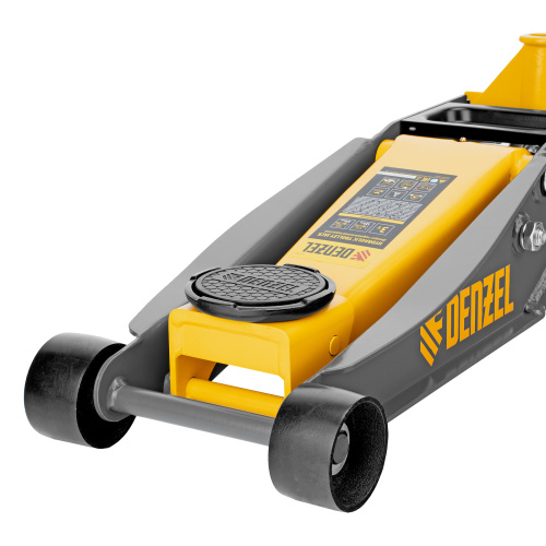 Домкрат гидравлический подкатной, 3 т, 125-470 мм, быстрый подъем, проф. Denzel по ценам производителя в Краснодаре с доставкой по всей России